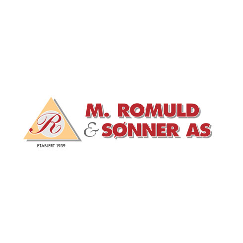 Logo for M. Romuld & Sønner AS.
